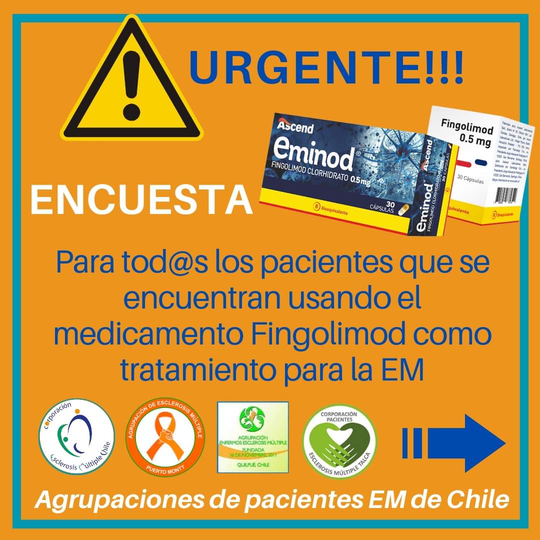 Comunicado importante para pacientes con tratamiento Fingolimod