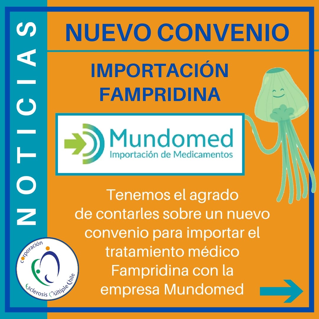 Nuevo convenio: Importación de medicamento fampridina por Mundomed